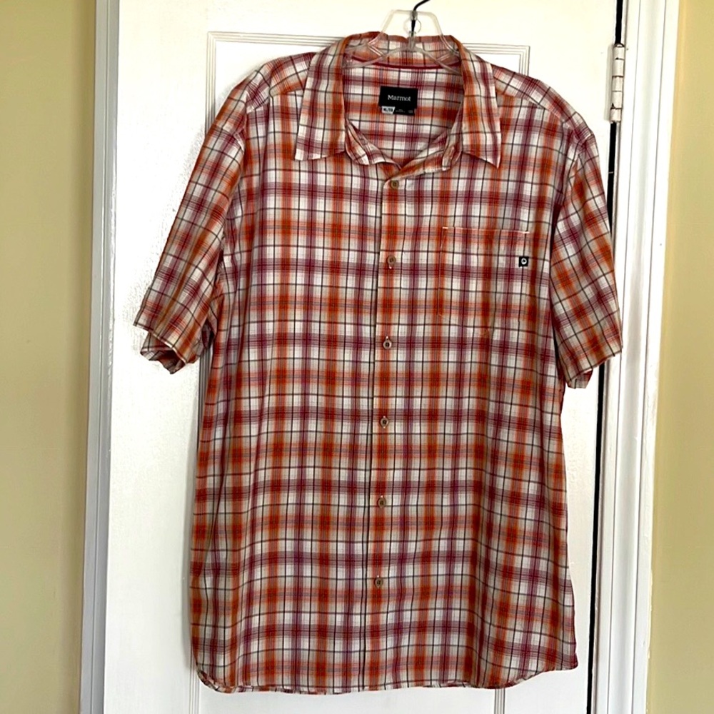 Marmot Plaid Short Sleeve Shirt